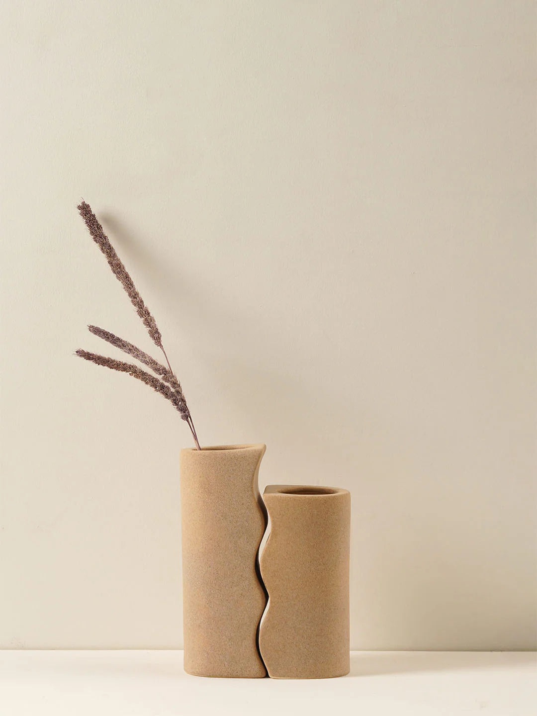 Couple Vase Set - Beige
