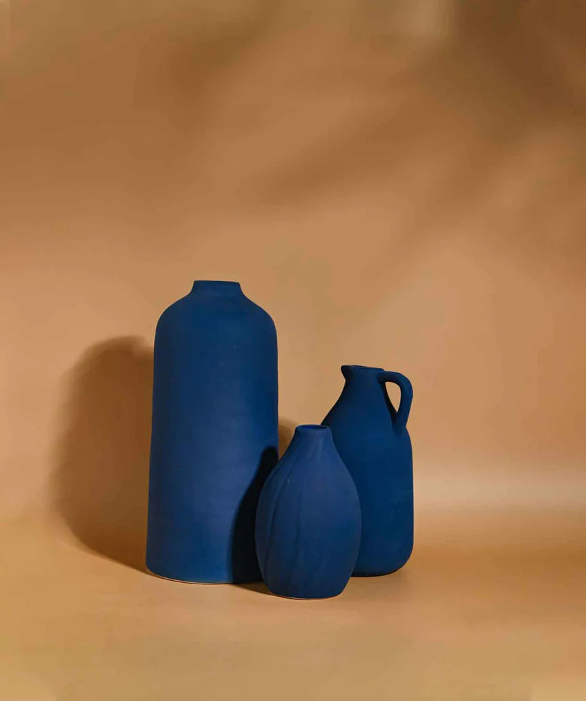 Tiara Vase Set - Blue