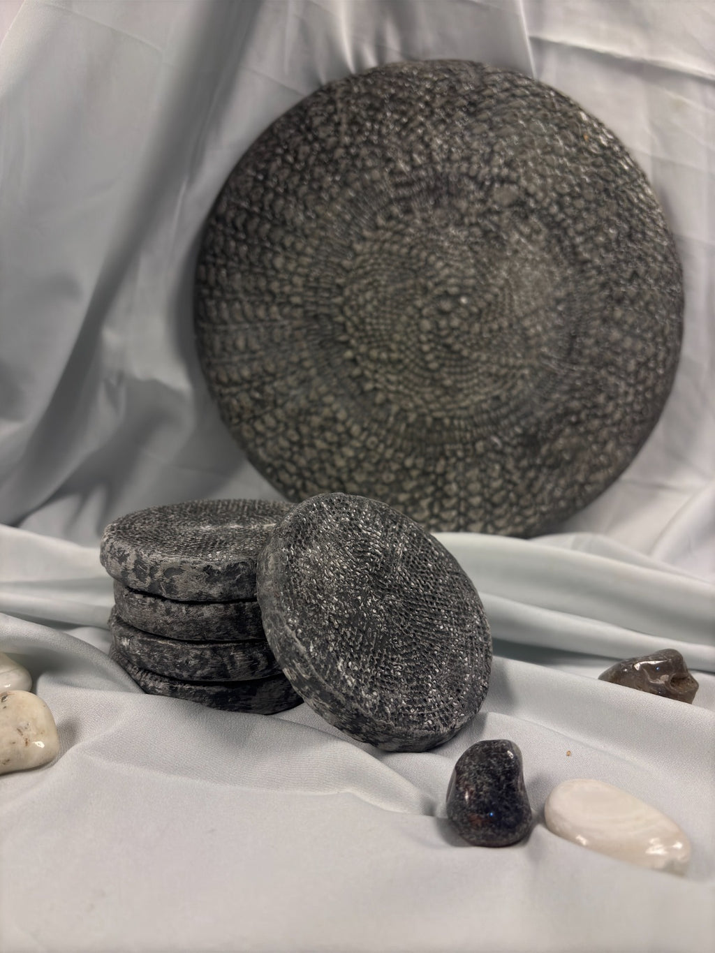 Tea Coaster Round – Mycelium-Based Eco Design (TC 101)