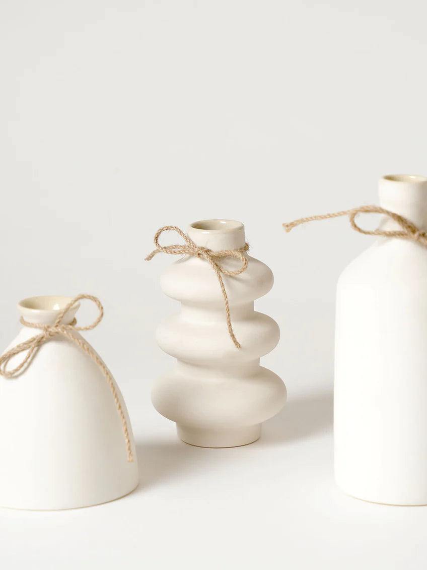 Konso Family Vase Set - White