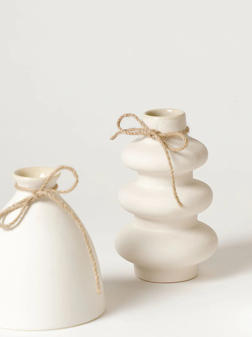 Konso Family Vase Set - White