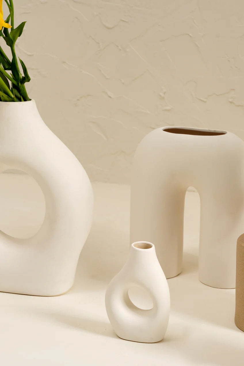 Farmhouse Vase Set - White