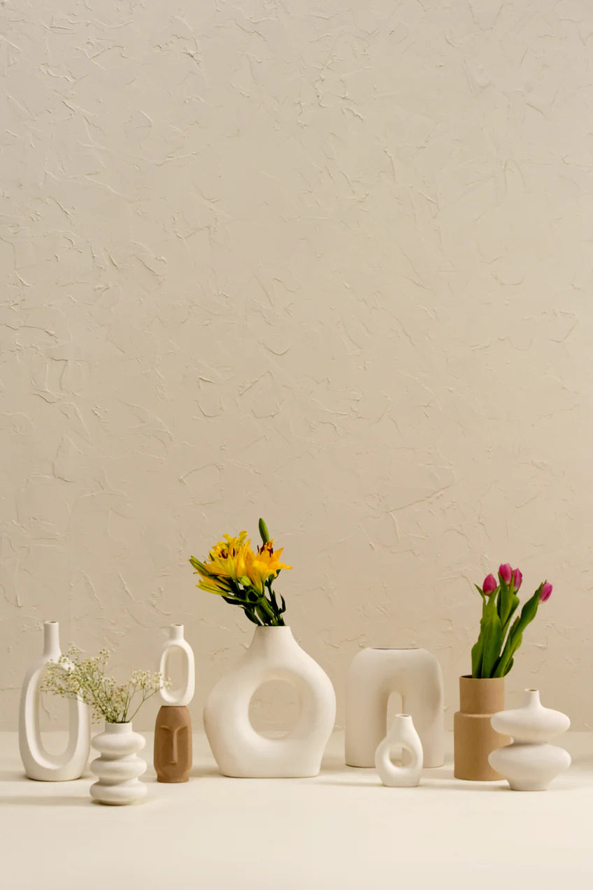 Farmhouse Vase Set - White